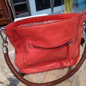 The Sak orange purse